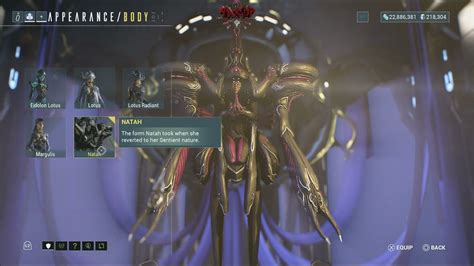 natah margulis or lotus|warframe change lotus appearance.